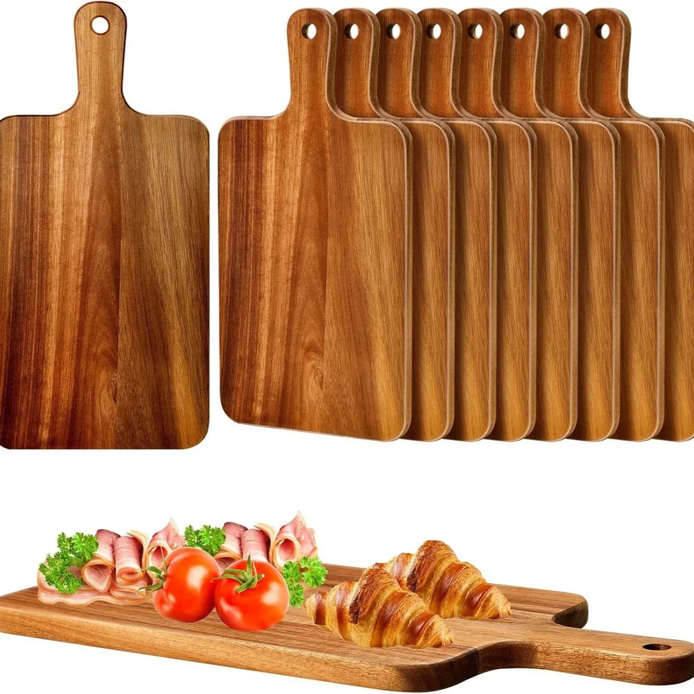 Large Small Dark Wood Cutting Board For Kitchen Chopping Fruits Vegetables Meat Utensils Kitchens Supplies Items