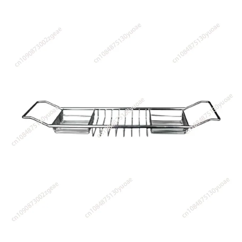 Bathtub Shelf Storage Holder Rack Stainless Bathtub Tray Expandable Bath Table Shelf Over Bath Tub Racks Optional with Stand