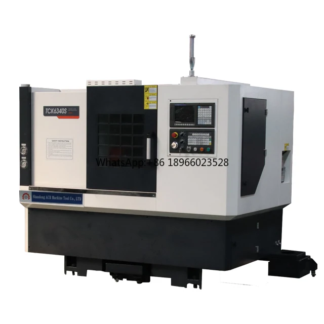 Automatic high precision metal CNC inclined bed lathe      TCK6340