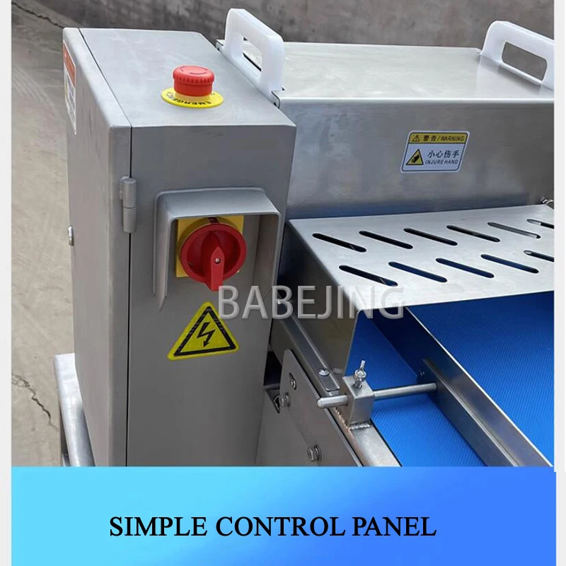 قطاعة لحم من الفولاذ المقاوم للصدأ من BABEJING، قطاعة قابلة للتعديل لمطبخ المطاعم، قطاعة خروف طازجة مجمدة