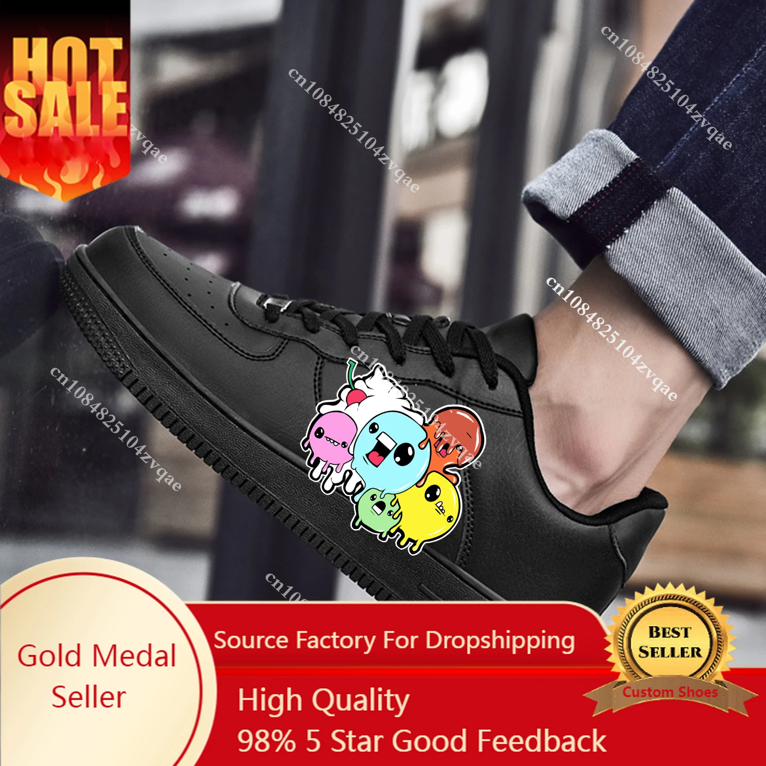 

Graffiti Monsters Street Art AF Basketball Mens Womens Sports Running High Quality Flats Force Sneakers Lace Up Mesh Custom Shoe