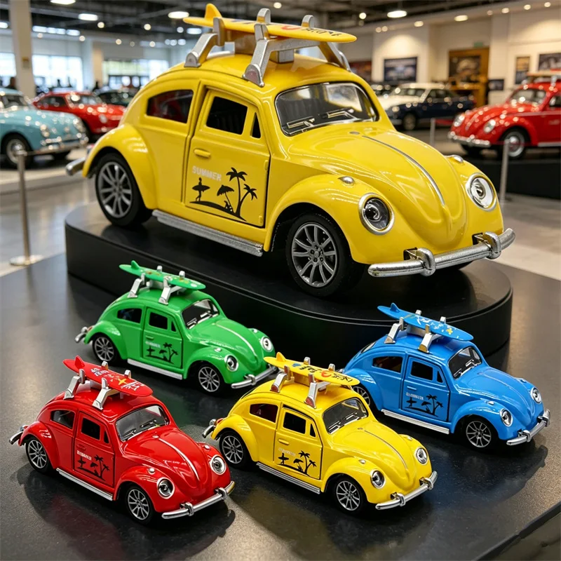 

1:36 Boys Alloy Vintage Classic Toy Cars with Opening Doors station wagon Race Car Realistic Model Car Play Vehicle for Kids