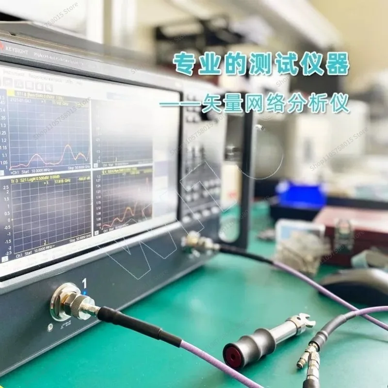 For047 low temperature WB4-40W-40W non-magnetic 18G high frequency SMA male WITC cable