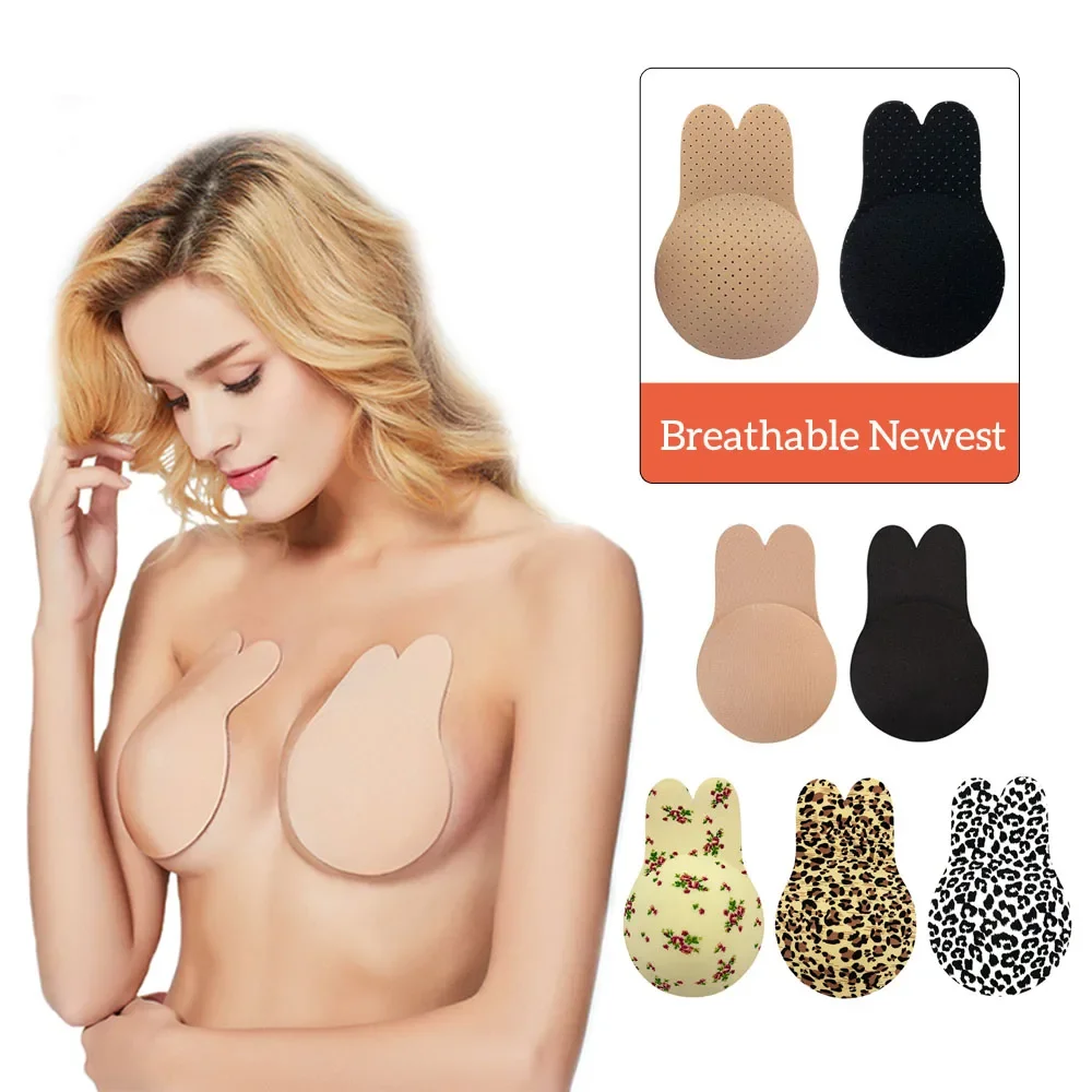 

Silicone Nipple Cover 1 Pair Stickers Women Underwear Invisible Bra Strapless Blackless Bralette Women Self Adhesive Push Up Bra