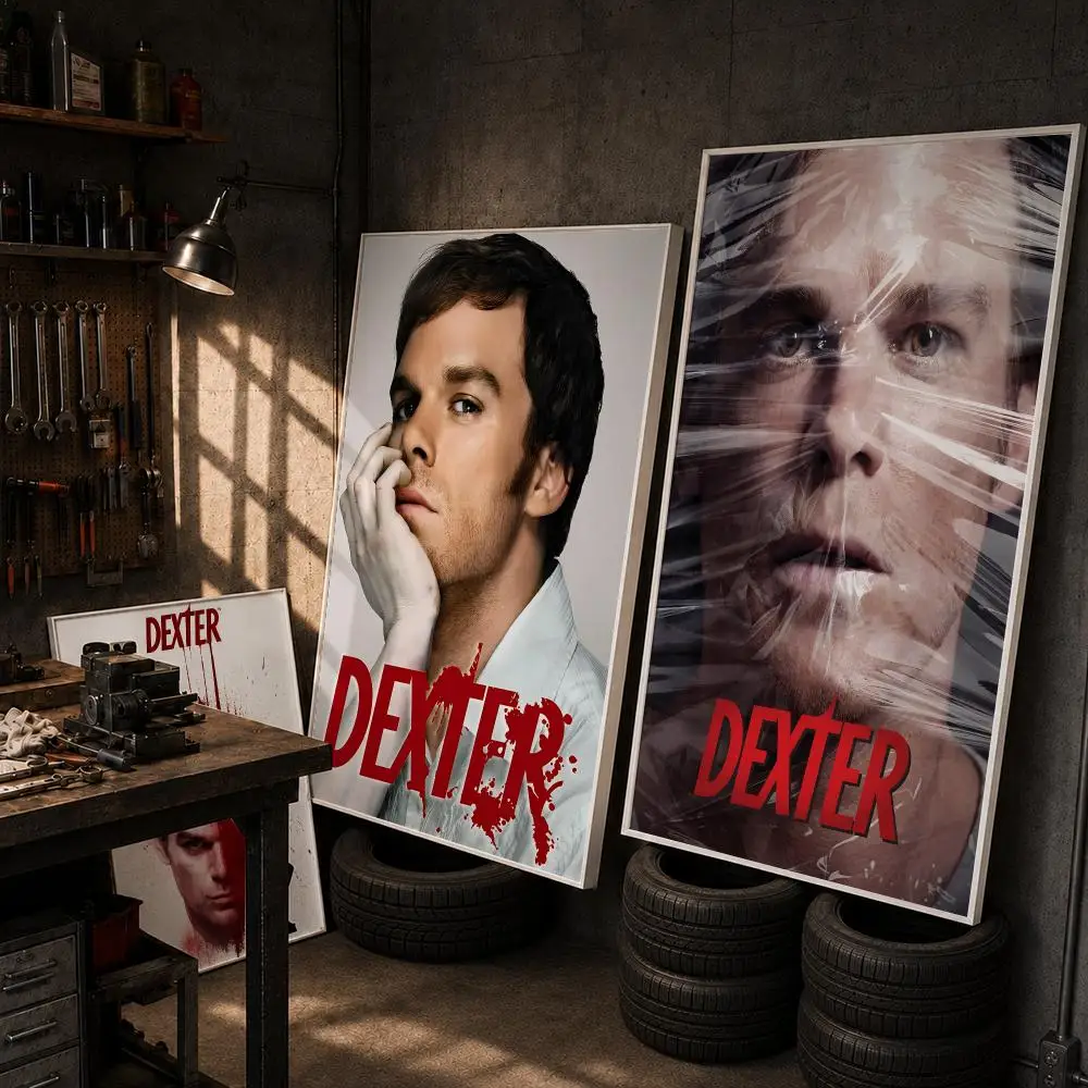 Dexter Morgan Character Poster HD Wall Art Home Decor Waterproof Print Bedroom Garage Party Gift