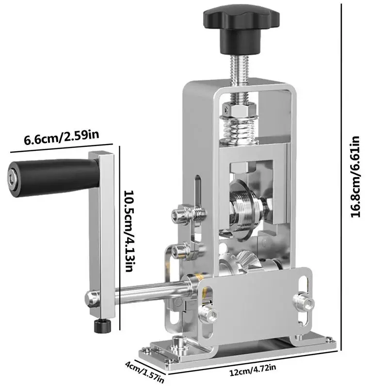 Imagem -06 - Descascador de Fios Portátil para Reciclagem Ferramenta de Decapagem Manual Cabo Máquina de Descascar Elétrica Manivela 121 mm