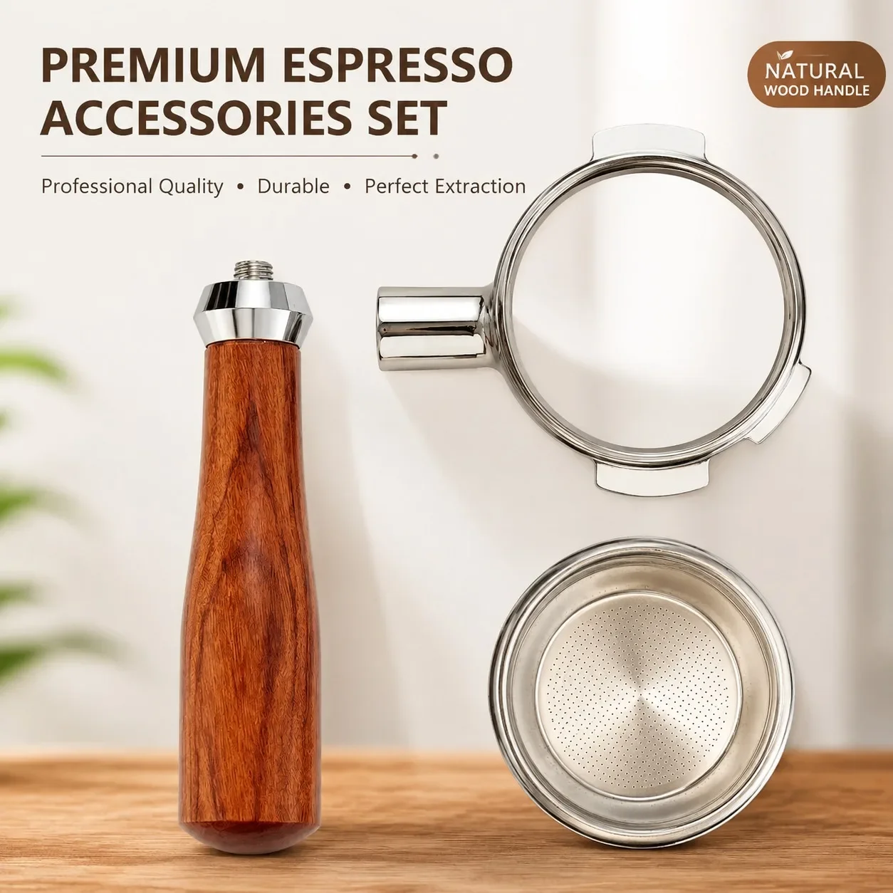 Stainless Steel 58mm Bottomless Portafilter for E61, Flair, ECM, Rocket, Synesso & Rancilio Silvia Espresso Machines