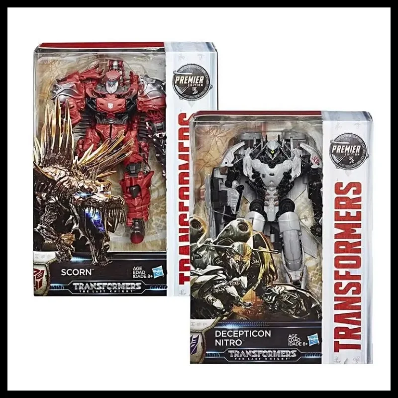 

New Stock 18cm Transformers The Last Knight Voyager Class Nitro Zeus Scorn 3C Action Figure toys Gift Ornament