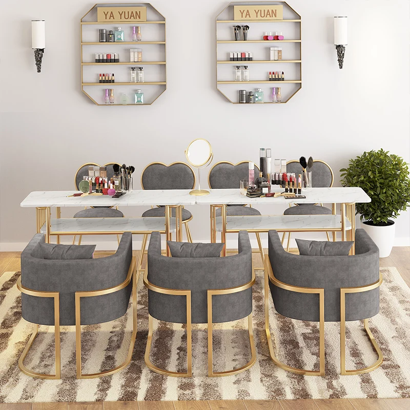 

Factory Recent New Design Hot Sale Product Modern Manicure Table Nail Salon Furniture With High Quality Materials And Good Price
