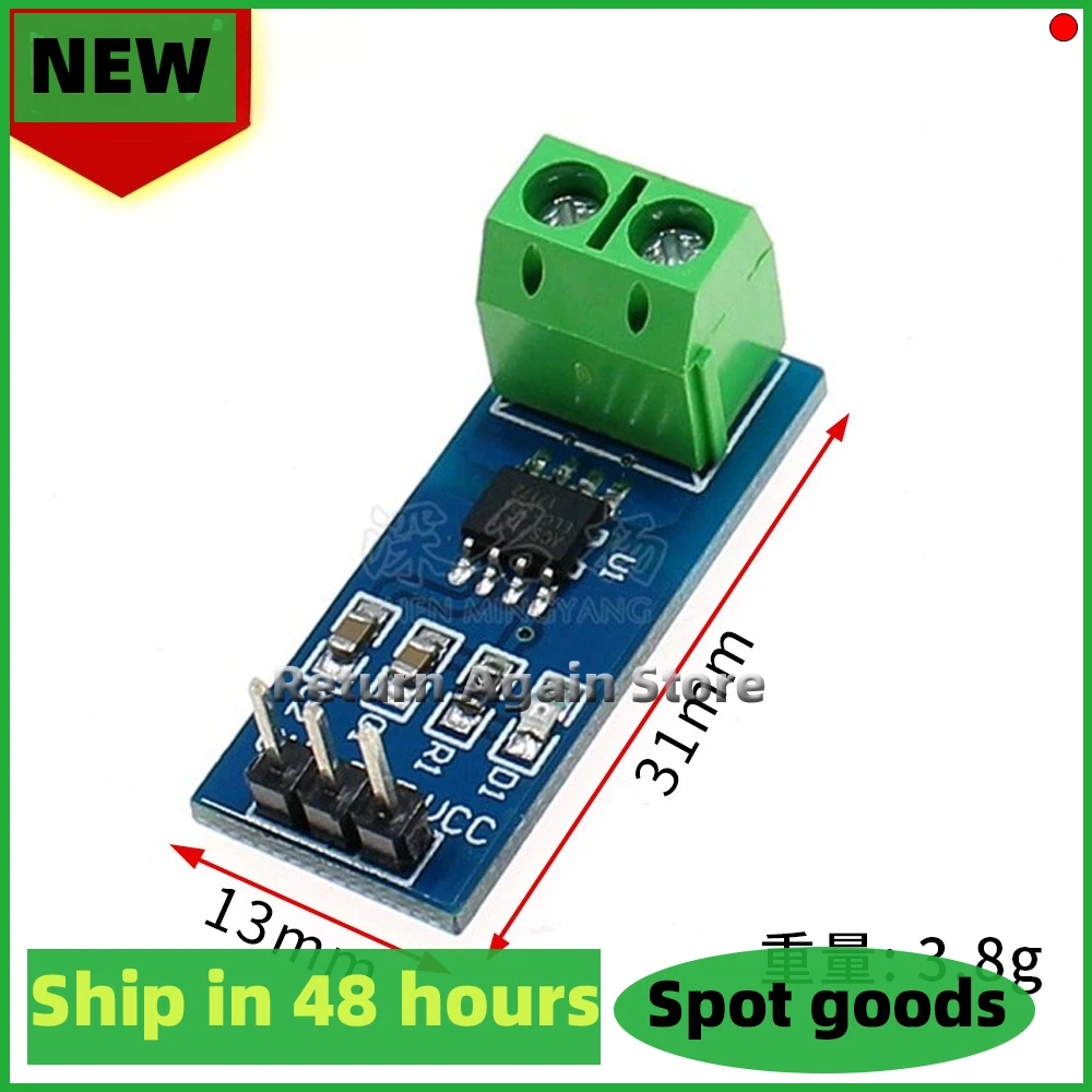 5A/20A/30A range ACS712 Module ACS712ELCTR Current Sensor Module DC/AC