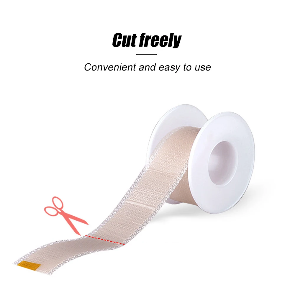 Tcare 1 Roll Heel Sticker Silicone Gel Tape Protector,Blister Prevention Bandaids for Feet,Hand Foot Bandage for Calluses Tender