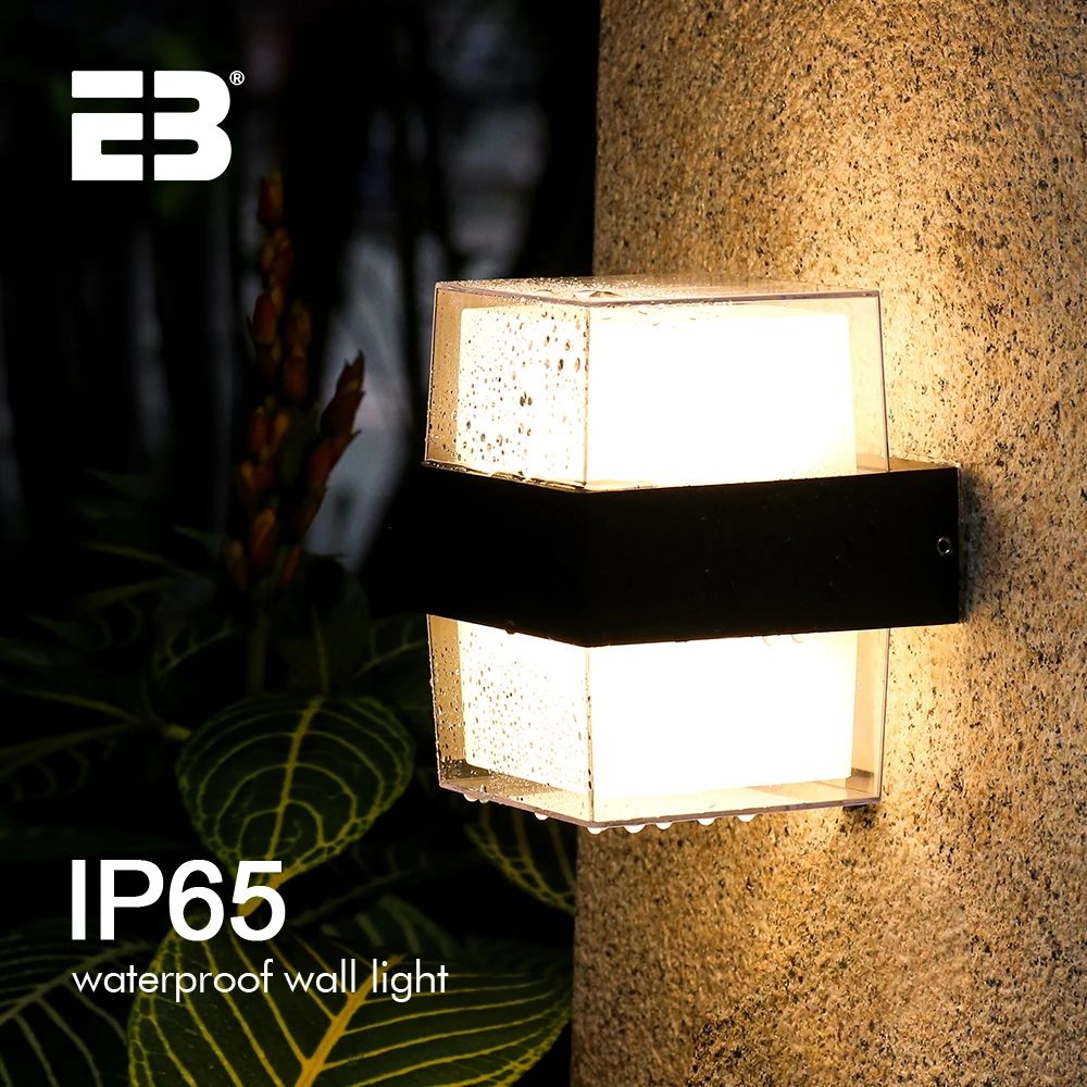 

IP65 Waterproof Interior Wall Light Fixtures Modern 2W 12W LED Wall Lamp Outdoor AC90-260V Wall Mounted Outdoor Lighting