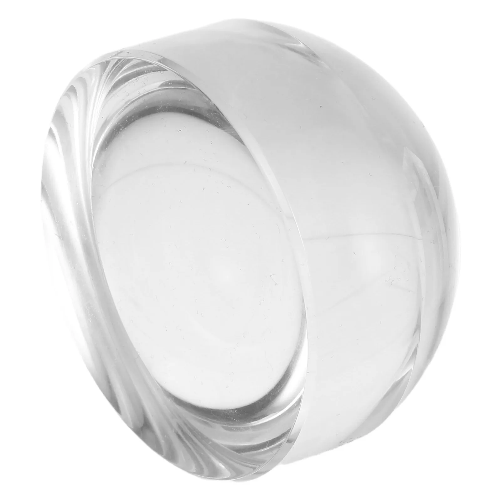 7x Lente d'ingrandimento a cupola in acrilico 60mm Rotonda da lettura da tavolo Fermacarte Strumento ottico trasparente per libri Mappe Artigianato Lente d'ingrandimento a cupola