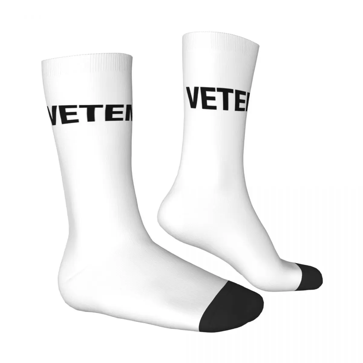 Tide Brand VETE Stockings Logos Design Gothic Socks Autumn Non Slip Socks Girls Outdoor Soft Breathable Socks