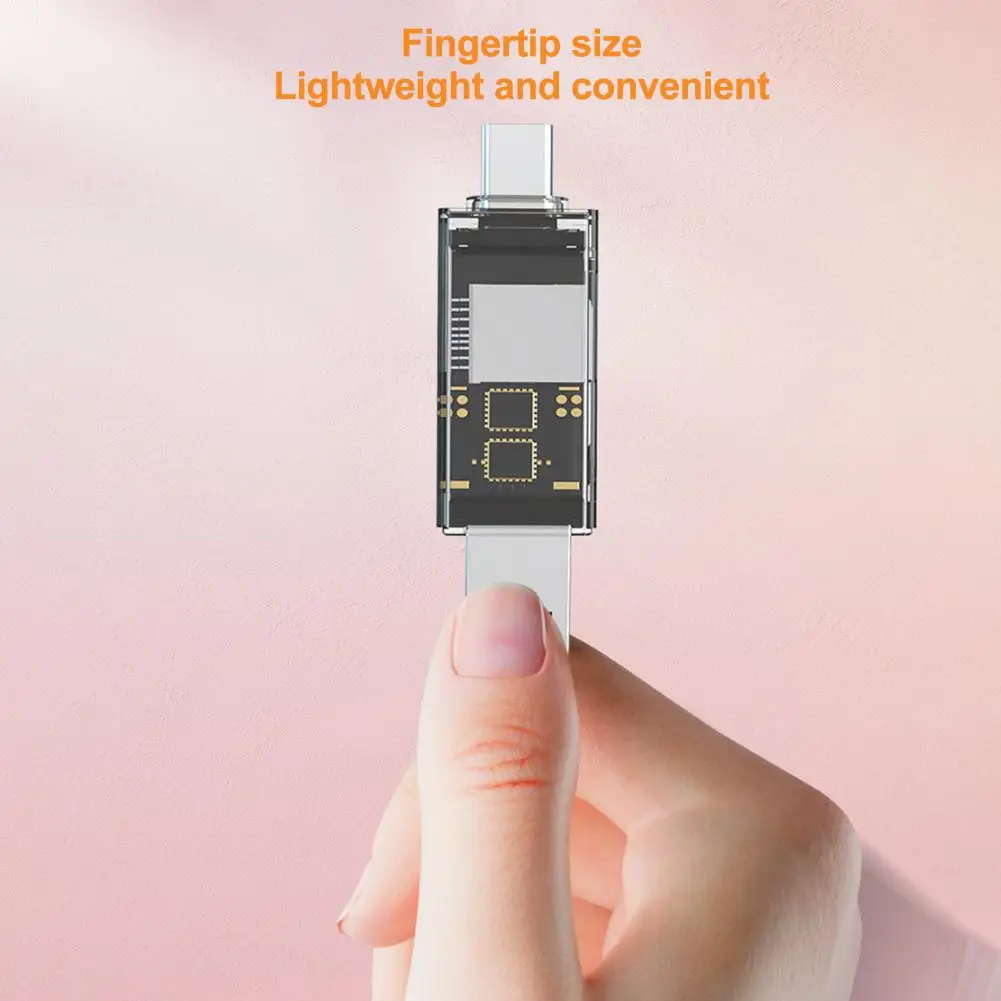 Usb-c Card Reader High-speed Usb 3.0 Type-c 2-in-1 Card Reader for Mobile Phones Computers Otg Connection Sd Card Adapter Cable