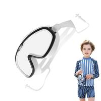 Kids Swimming Goggles Kids Swim Goggles Snorkel Goggles With PC Lenses Anti-Fog 180 Degree Clear View Kids Snorkel Gear Goggles