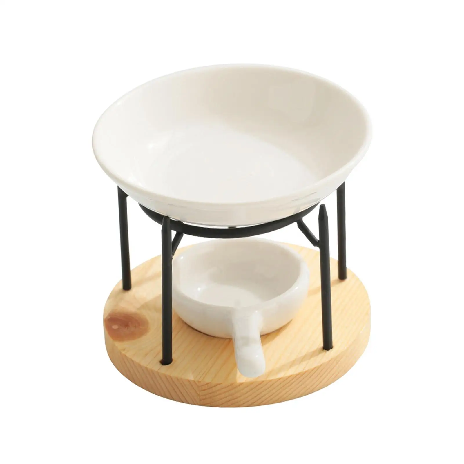 Tealight Candle Holder Wax Melt Candlestick Decor Essential Oil Burner Aroma Warmer for Meditation Christmas SPA Farmhouse