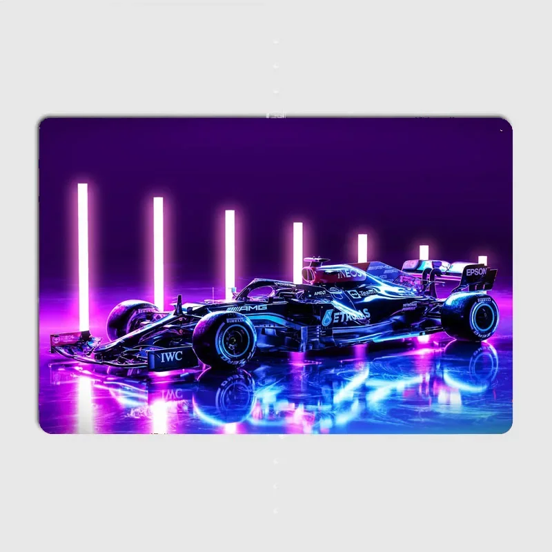 Neon Sports Car Collection，Incredible Artistic Posters Featuring Exquisite Designs, Ideal for Garage, Bar and Room Decoration