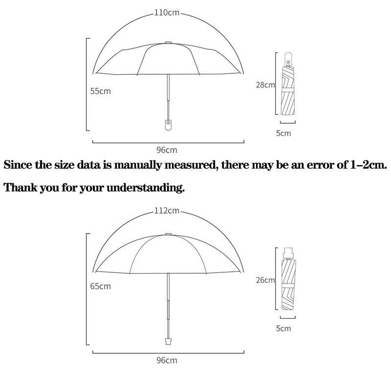 umbrella houndstooth Automatic umbrella Sunshade Windproof Umbrella UV resistant travel folding umbrella Gift Business Umbrella