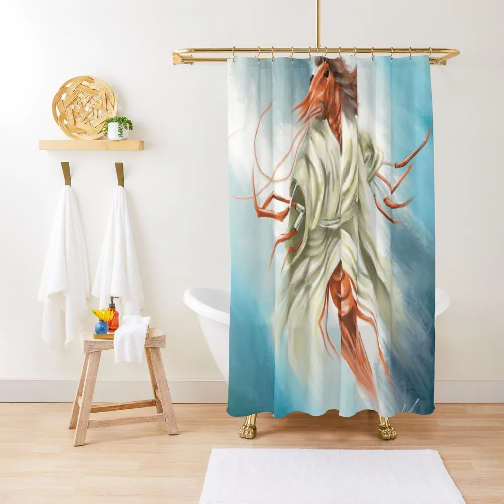 

Shrimp Christ Shower Curtain Shower Set Bathroom Accessorys For The Bathroom Transparent Bathroom Shower Curtain