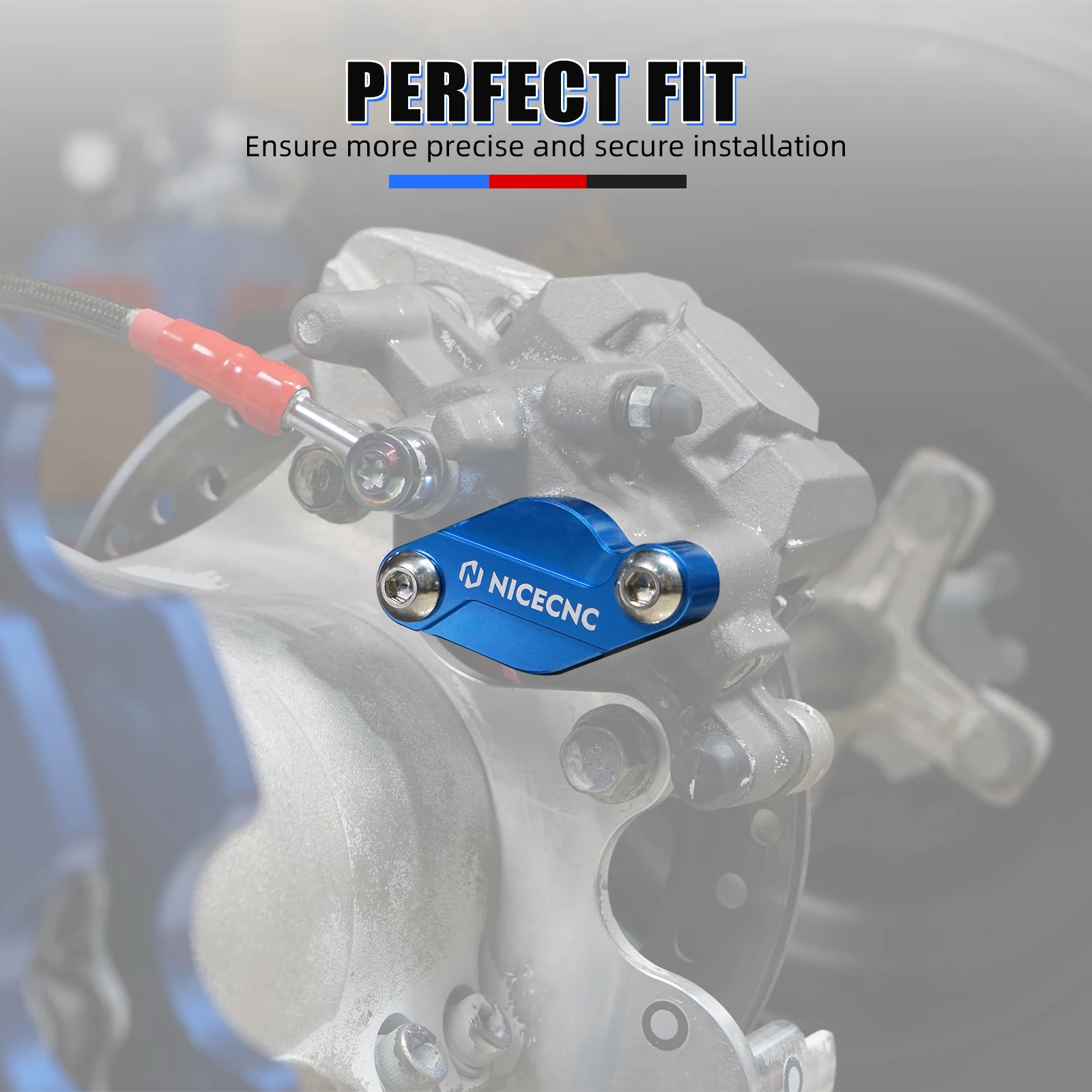NICECNC Für Yamaha Raptor 700 YFM700 2015-2026 ATV Feststellbremsen-Abdeckplatte für YFM700R 2011-2026 2009 YFM700RSE Aluminium – Detail 14