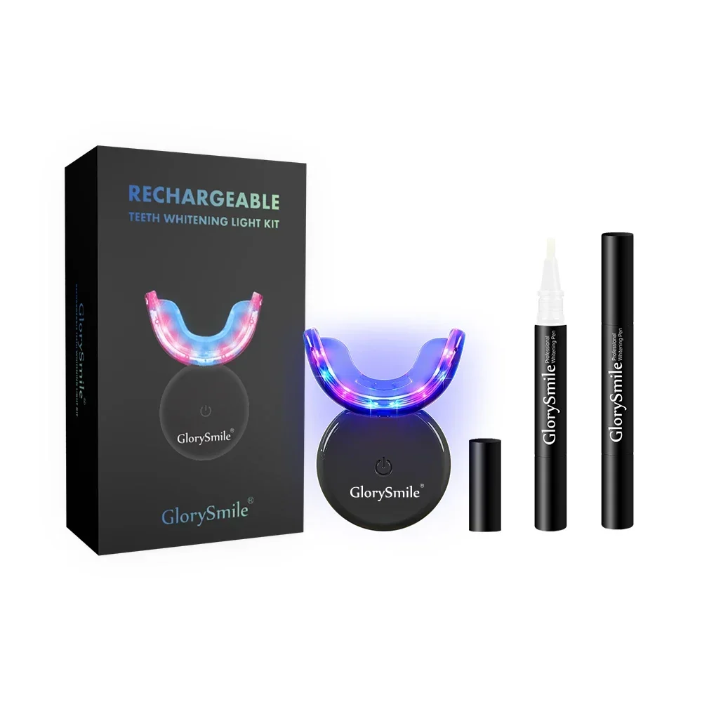 

Teeth Whitenings Kit Removes Tooth Stains 16 Minutes Treatments Rechargeables Teeth Whitenings Kit Privates Labels