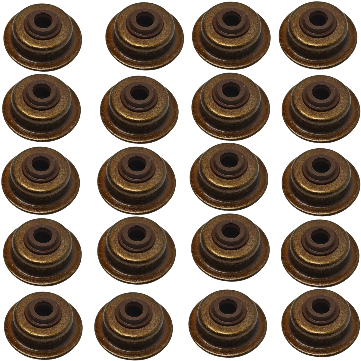 20PCS Intake Stem Seal Set For Honda GX25 GX25N HHT25S 4 Stroke Trimmer Brush Cutter Lawn Mower Small Engine Motor