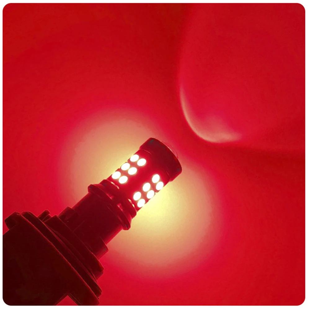 2pcs Canbus LED 1157 P21/5W BAY15D Car Brake Stop Lights Bulbs Error Free No Hyper Flash Red