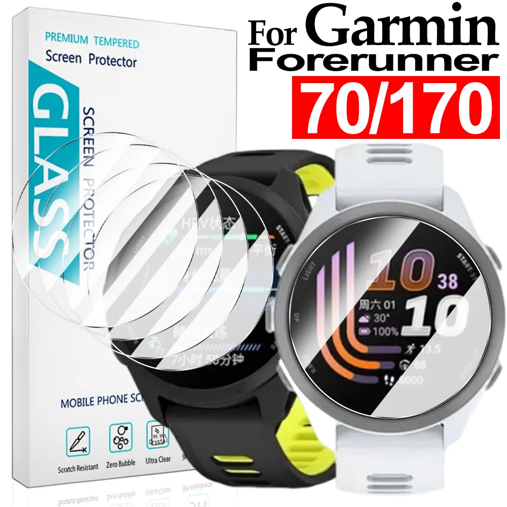 

Screen Protector Film For Garmin Forerunner 70 170 Music 2.5D 9H Ultra Clear Anti-scratch Tempered Glass Guard Protective Cover