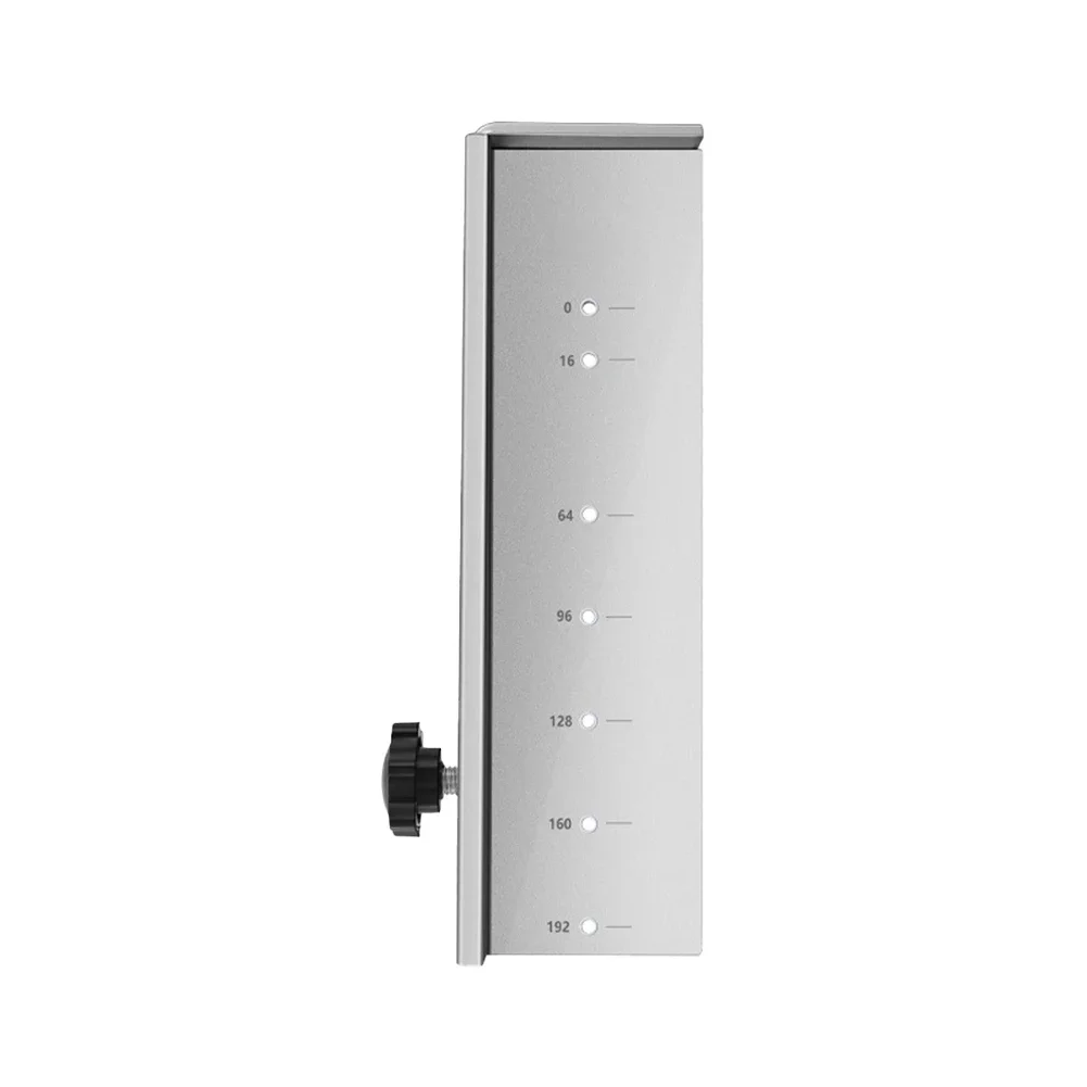 Strumento di maschera hardware per armadio regolabile Guida di perforazione in lega di alluminio Installa la porta adatta a qualsiasi porta dell'armadio e il cassetto per una precisione