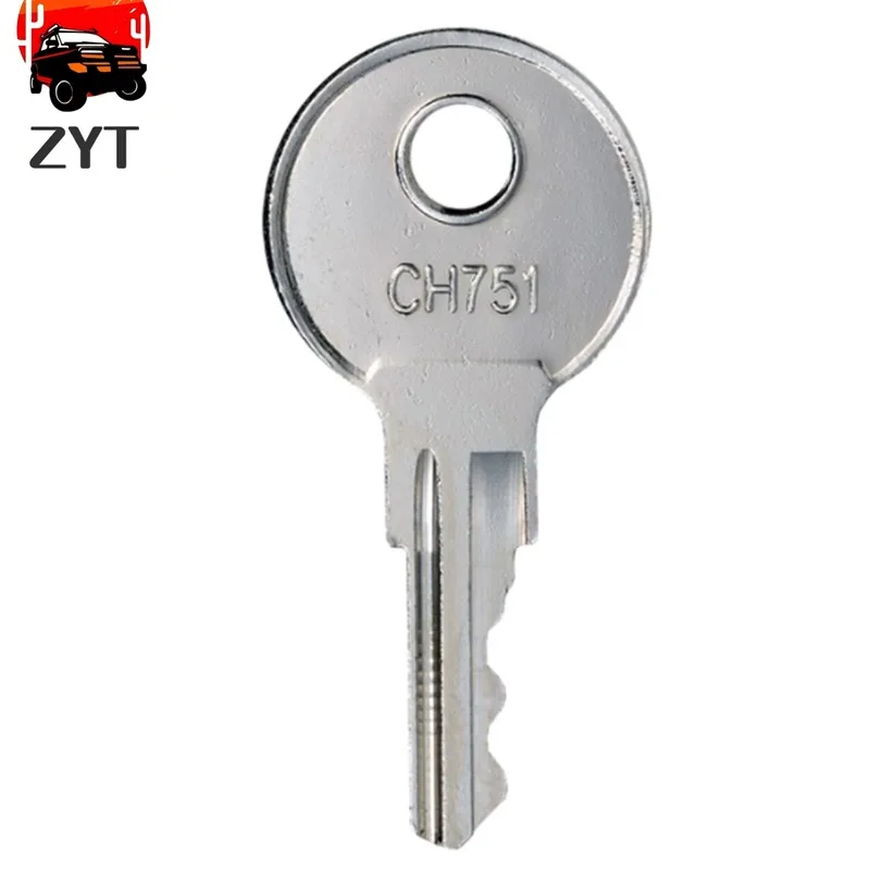 5pcs CH751 brass key universal key suitable for RV camping trailer elevator lock control cabinet storage door