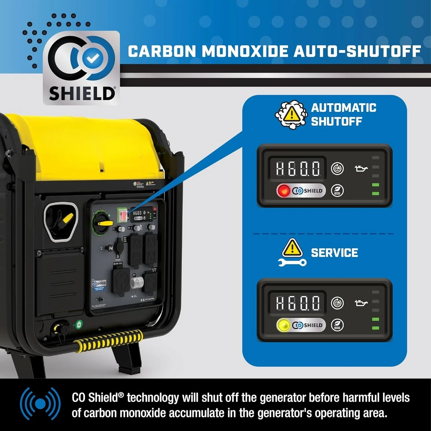 

11,000-Watt Electric Start Dual Fuel Home Backup Portable Inverter Generator with Quiet Technology and CO Shield