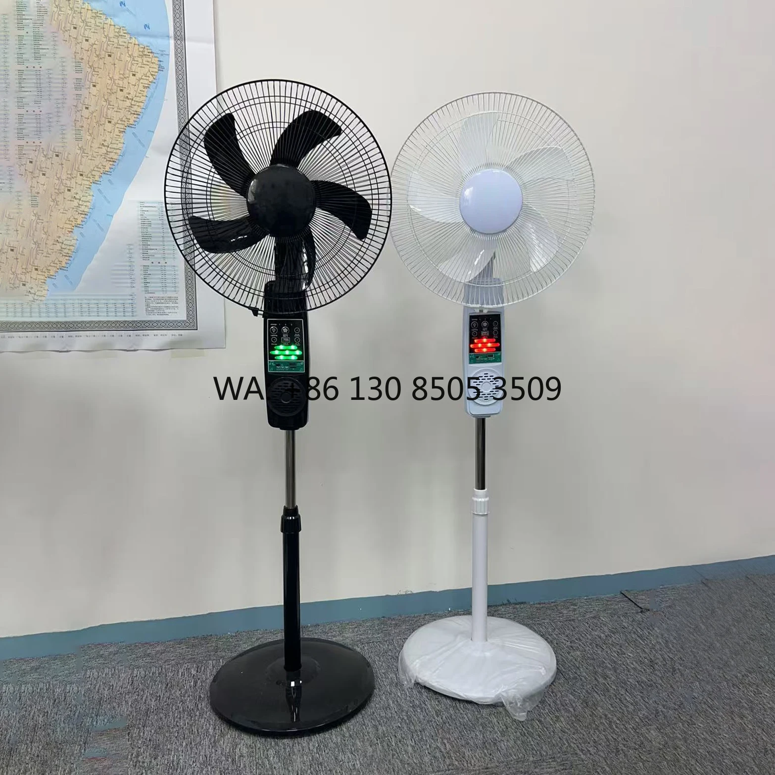 

Factory 16 Inch Solar Power Rechargeable Electric Solar Music Fan DC Bluetooth with Solar Panel for Home