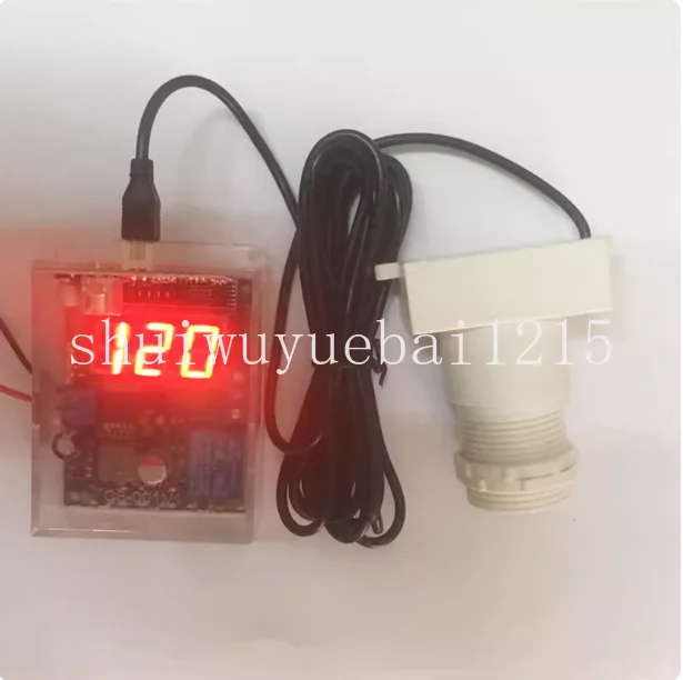 

DJLK-002B Ultrasonic sensor non-contact control high and low liquid level switch / display digital can set relay output