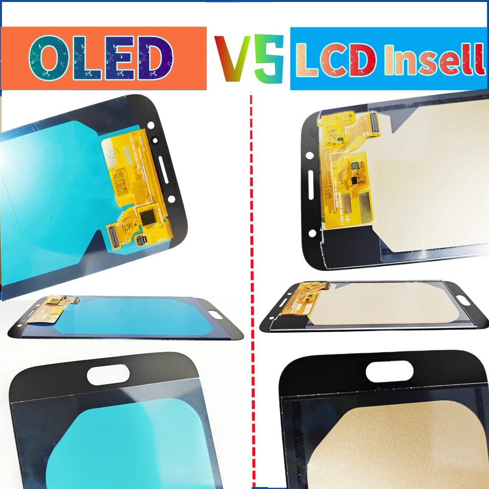 Pantalla LCD OLED para Samsung Galaxy J7 Pro 2017, J730, J730F, J730GM, J730G, montaje de digitalizador con pantalla táctil, reemplazo