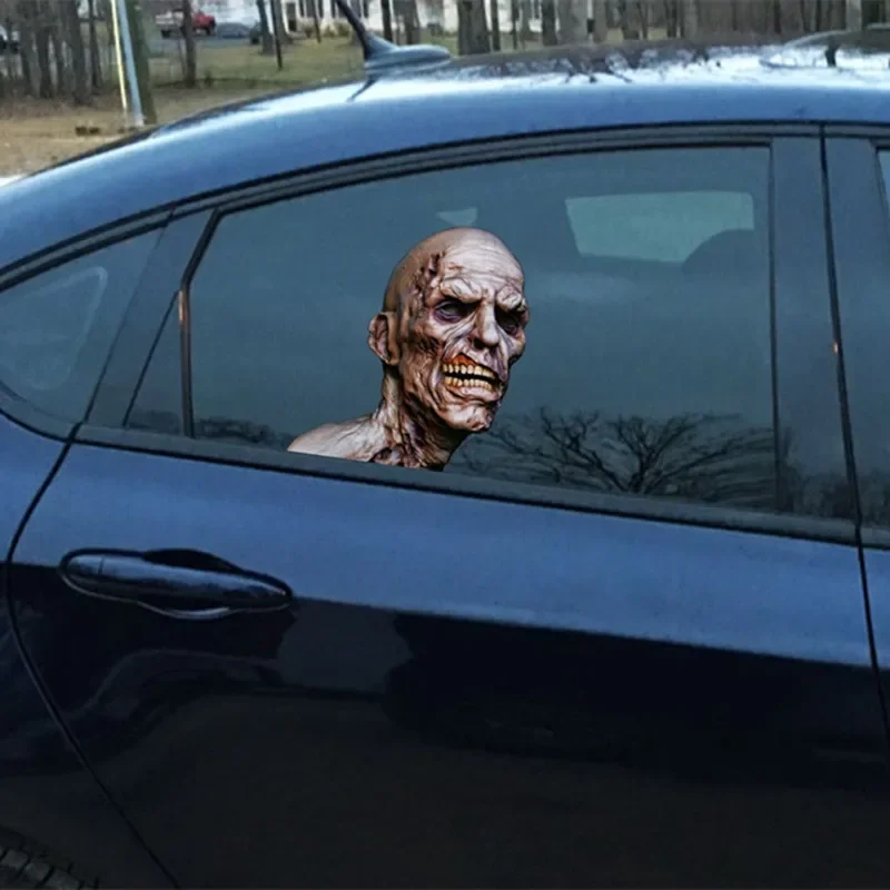 New Design 3D Zombie Sticker Decal Horror Avatar Car Sticker Halloween Pack Zombie Laptop Decal, 23cm - view 3