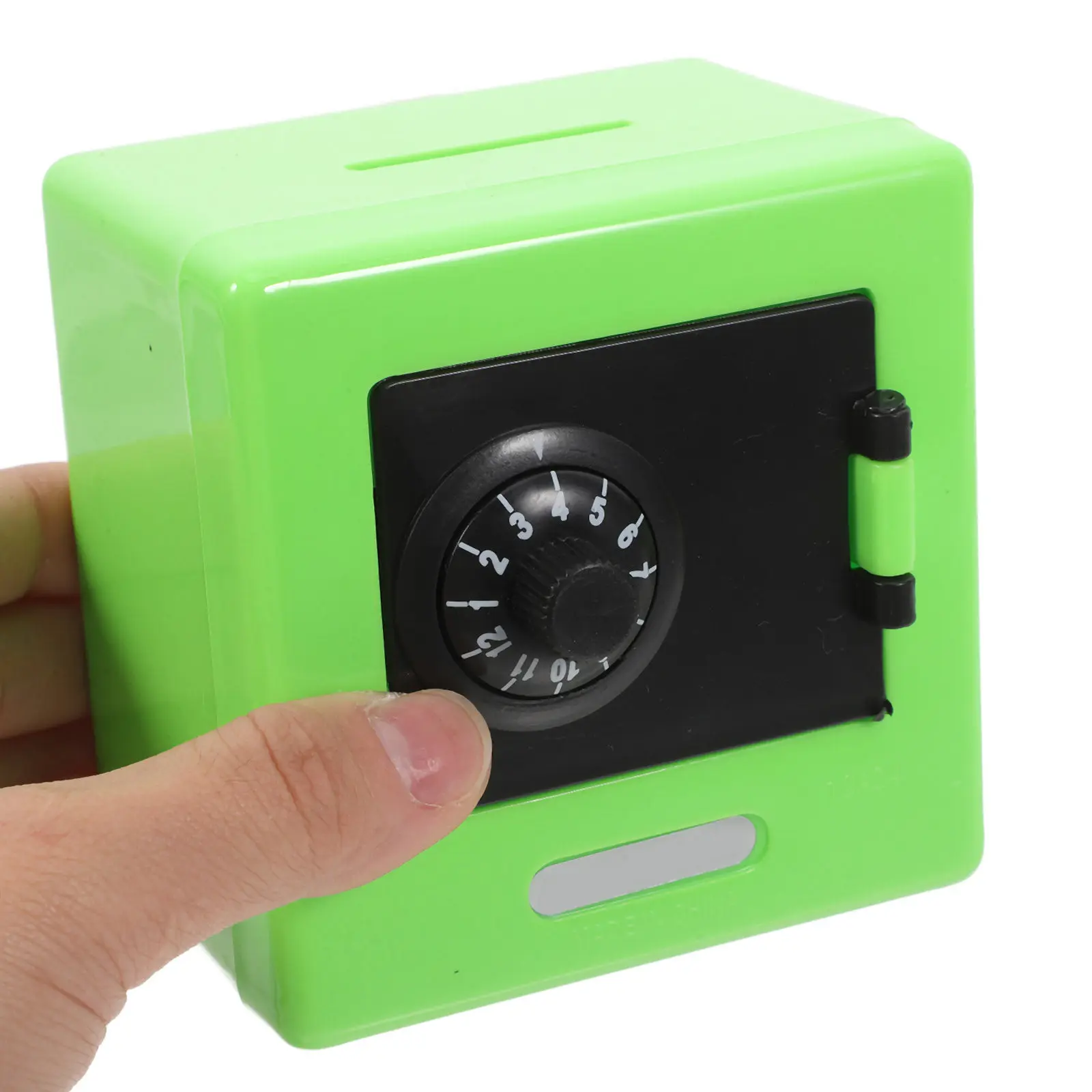 Mini Caja Fuerte para Depósito de Efectivo, Caja de Ahorros con Cerradura de Combinación, Caja de Seguridad para Guardar Dinero, Caja de Almacenamiento para Billetes