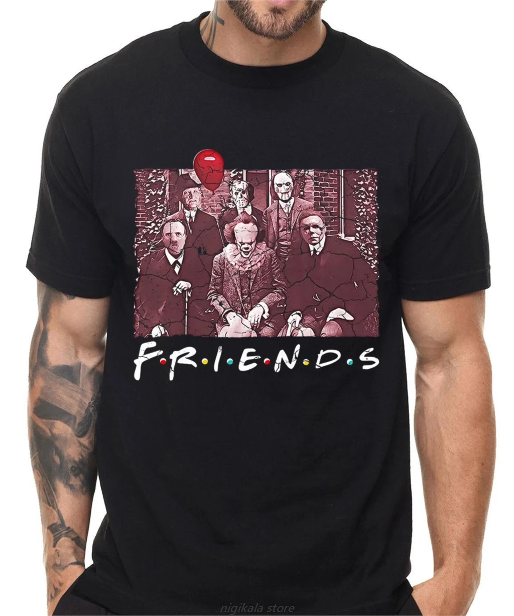 

Мужская хлопковая футболка с коротким рукавом и принтом Джейсона вурхиса