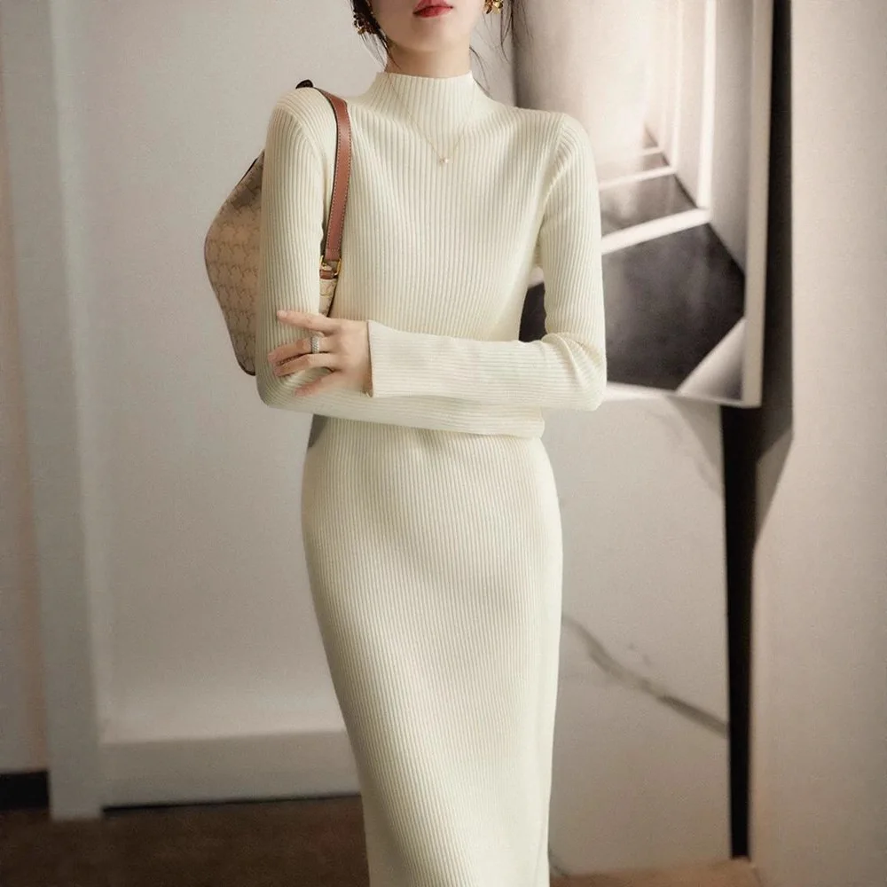 ドレス レディースドレス プロム 2025 秋 サテン パネル パール装飾 ラッフル シルク風 ウエスト エレガント レディース ミニマリスト クラシック アーティスティック