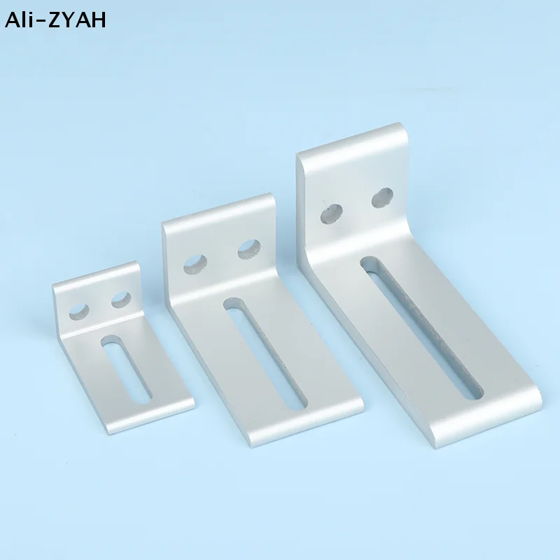 1/2Pcs Aluminum Profile Frame Layer Plate Support Brackets 2020 3030 4040 Outer Side Fixing Parts