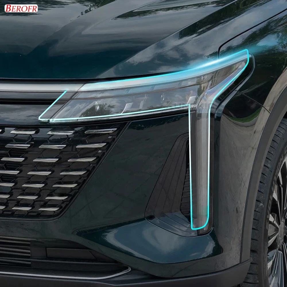 

Защитная пленка из ТПУ для фар Chery Omoda C9 Jaecoo 2024-2025, прозрачная, антицарапийная наклейка