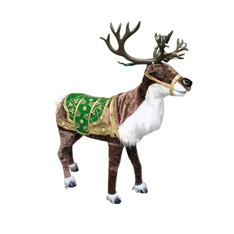 

New Christmas Elk Props Ornaments Party Festival Venue Atmosphere Ornaments Gifts Christmas Decorations
