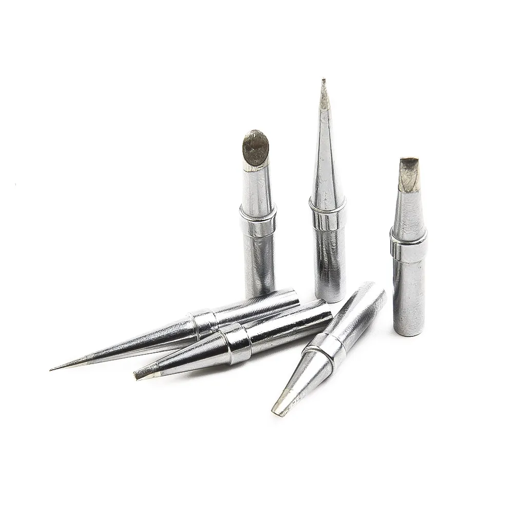 6Pcs/Set Replacement ET Soldering Iron Tips For Weller WE1010NA WESD51 WES50/51 Various Tip Styles For Different Soldering Jobs image 2
