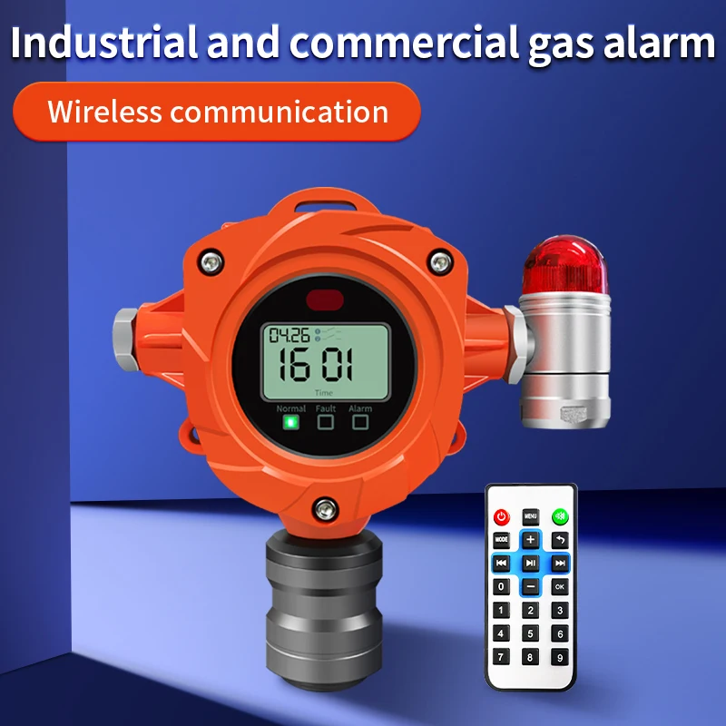 High-precision ATEX CE-certified Stationary CH4 CO2 SF6 Gas Detector With Infrared Sensor For Explosion Detection