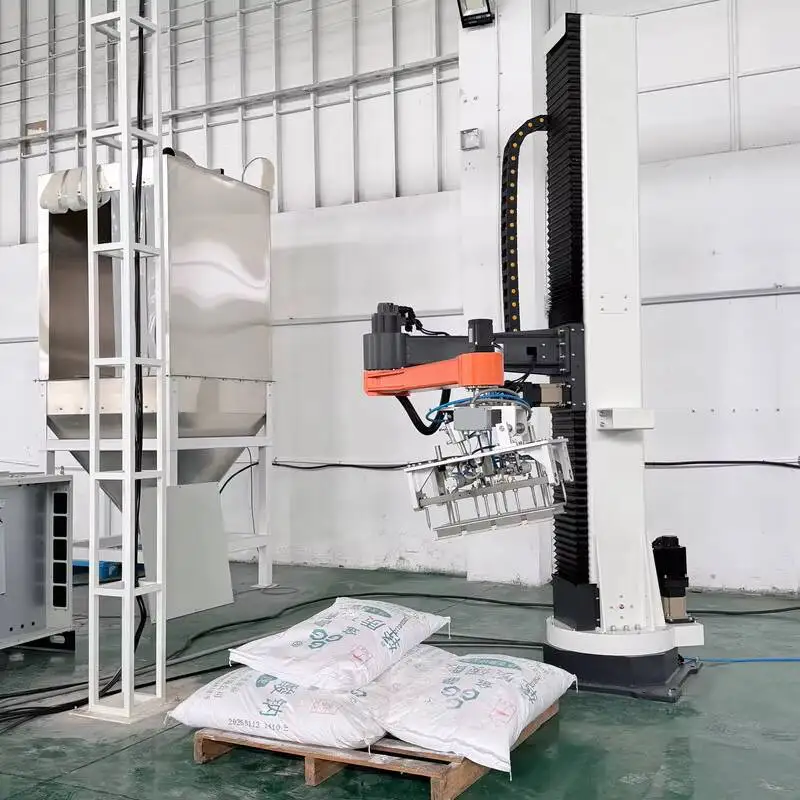 Automatic Cobot Robot Palletizer Machine Arm Gripper Carton Case Bottle Palletizer Stacking Robotic Palletizing Machine