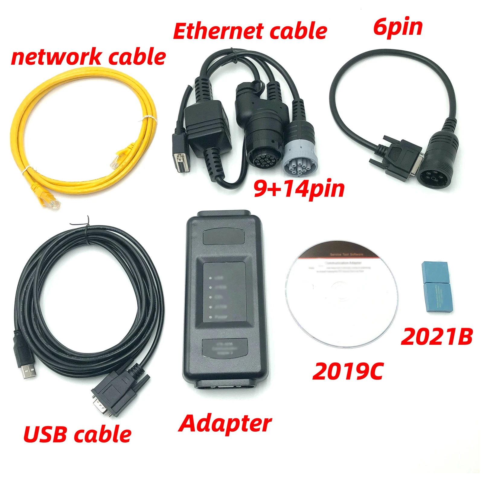 Excavator parts Cat ET4 detector Communication Adapter Group CAT Diesel Engine Car Diagnostic Tool 478-0235 538-5051