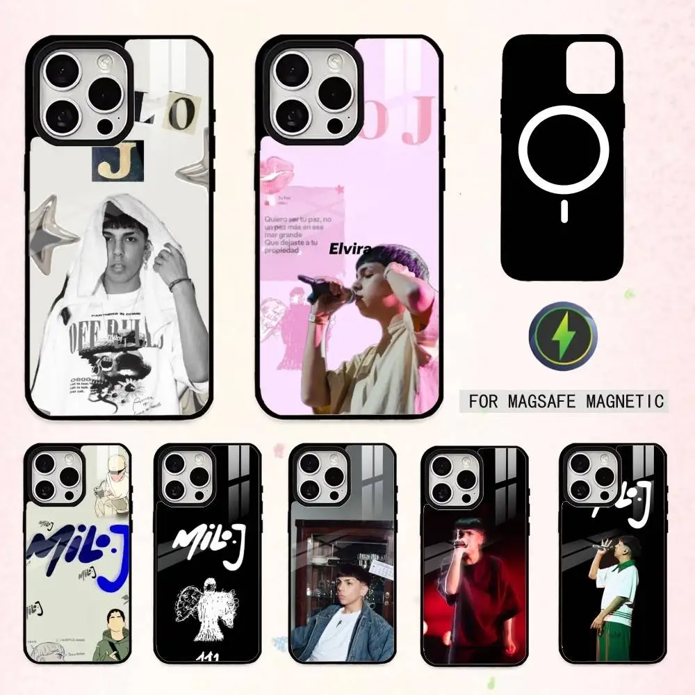 

COOL R-Rapper Milo J Phone Case For iPhone17,16,15,14,13,12,11 Plus,Pro Max Magnetic For Magsafe Wireless Charging