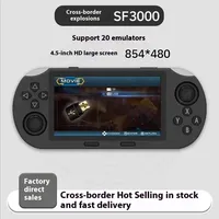New SF3000 Retro Handheld Video Game Console 4.5 Inch IPS HD Screen 64GB 20000 Retro Game for Player Portable Handheld Console