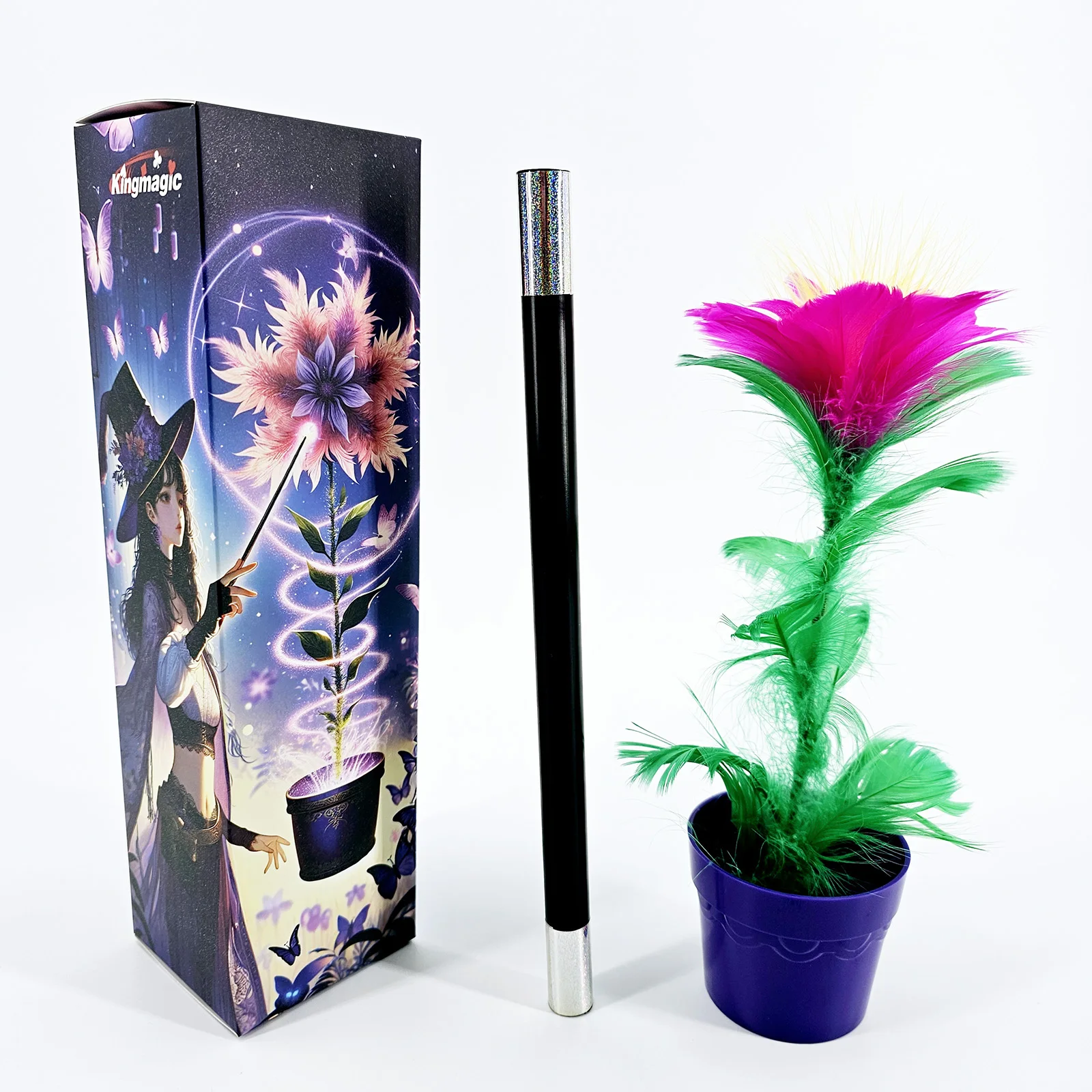 Baguette magique pour floraire, accessoire Miracle visuel instantané pour adultes et enfants, spectacle sur scène, cadeau créatif, fête d'anniversaire
