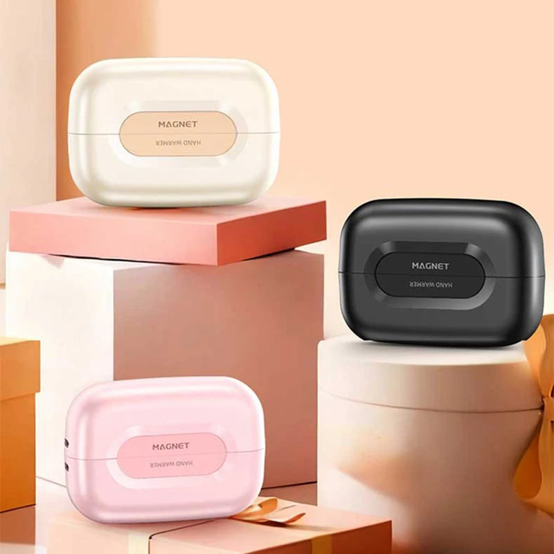 Xiaomi جهاز تدفئة محمول 6000mah قابلة للشحن المغناطيسي سبليت نوع تصميم تدفئة اليد الكهربائية مادة صديقة للبشرة سخان كهربائي #6